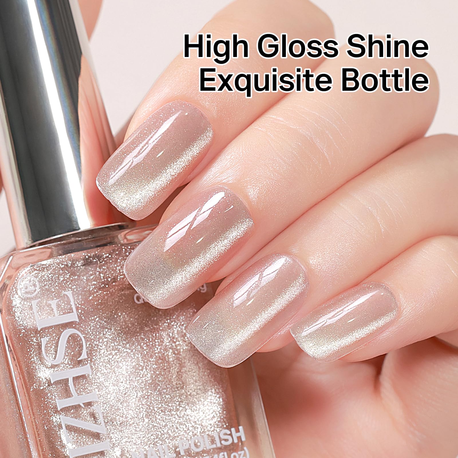 MIZHSE close-up shimmer texture highlighting reflective depth and shine