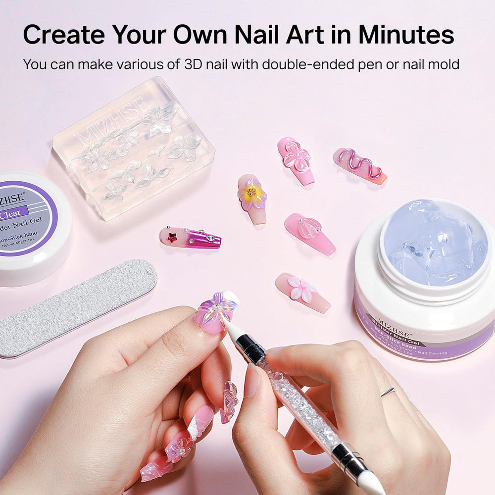 MIZHSE double-ended silicone pen demonstrating easy sculpting control
