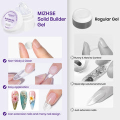MIZHSE finished nail with 3D flower showing durable raised design