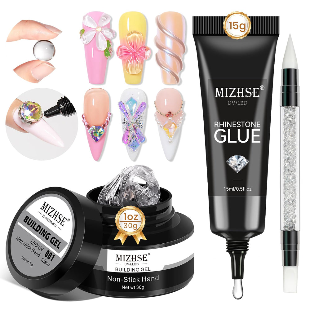 MIZHSE front packaging of 3D gel kit shows contents and benefits