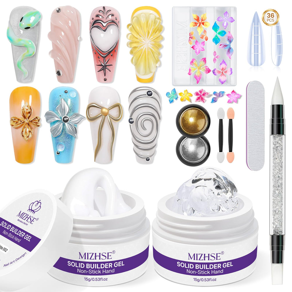 MIZHSE front packaging kit showing included jars and accessories for complete convenience