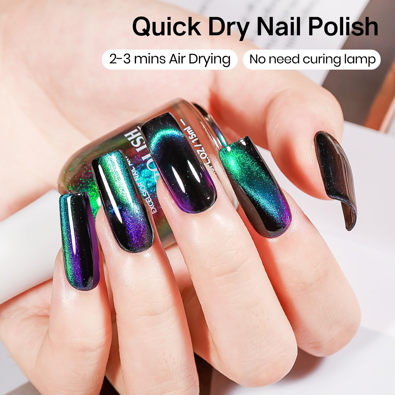 MIZHSE galaxy finish on black base highlighting vivid color contrast and depth