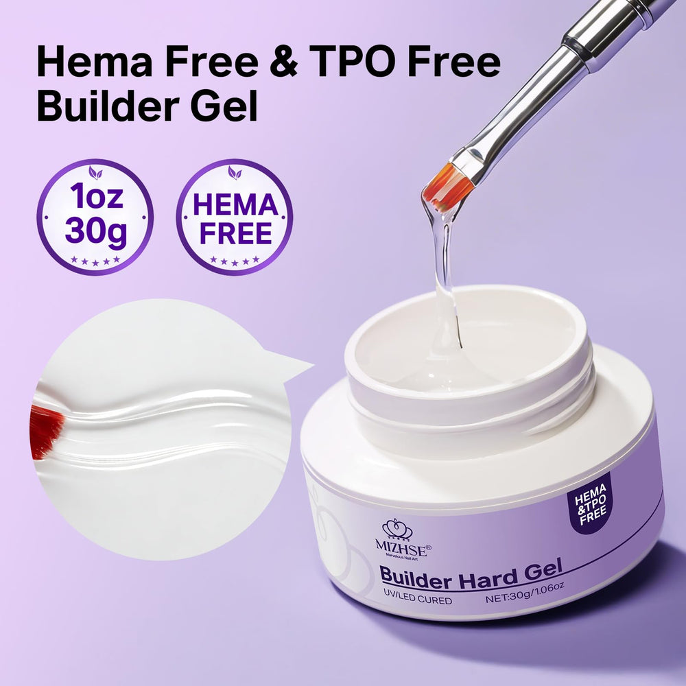 MIZHSE gel texture close-up pouring smooth, self-leveling consistency for easy application