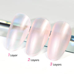 MIZHSE hand model manicure displaying glossy long-lasting salon look