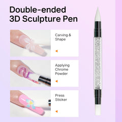 MIZHSE gel used in a home manicure setting showing easy at-home creativity
