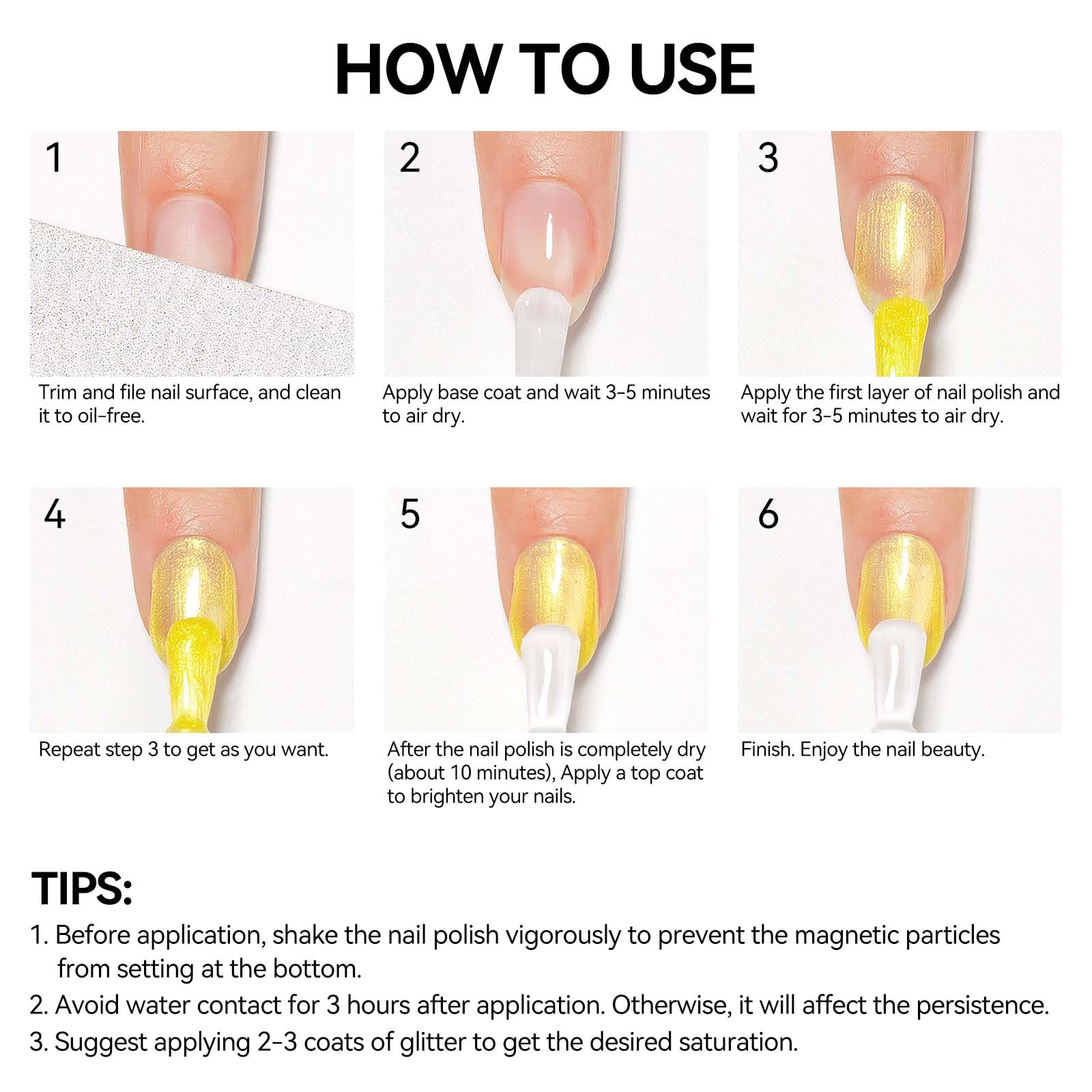 MIZHSE manicure lifestyle shot showing wearable bright yellow for everyday style benefit