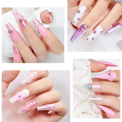 MIZHSE nail artist applying gel in salon for professional results