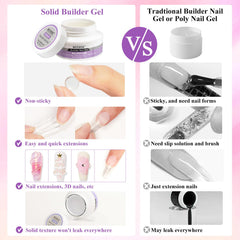 MIZHSE set of 24 nail forms for quick, uniform extensions