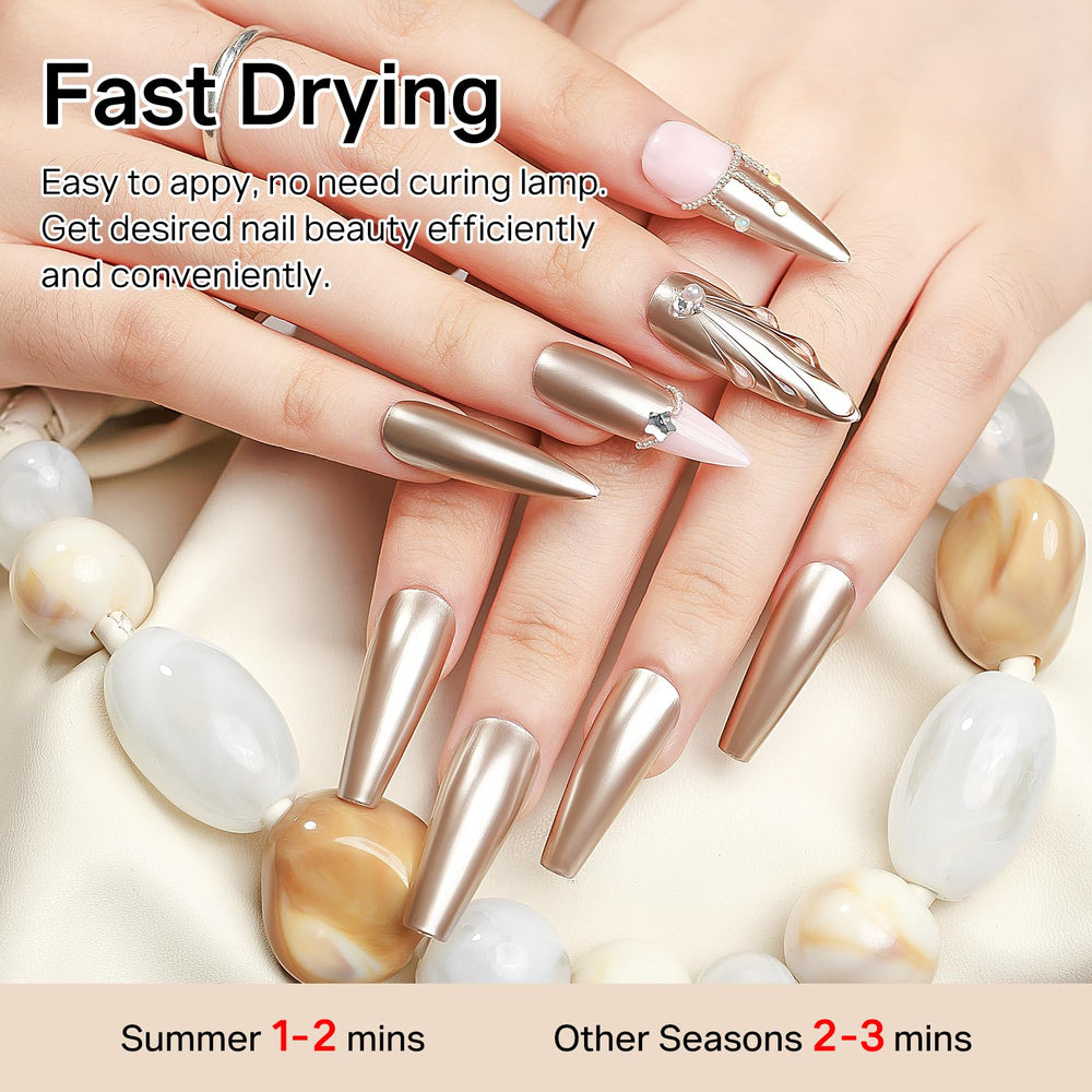 MIZHSE on-finger manicure in lifestyle setting showing salon-grade result benefit