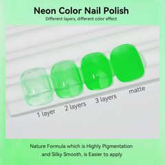 MIZHSE nail swatch on hand showing vibrant finish and quick-dry benefit