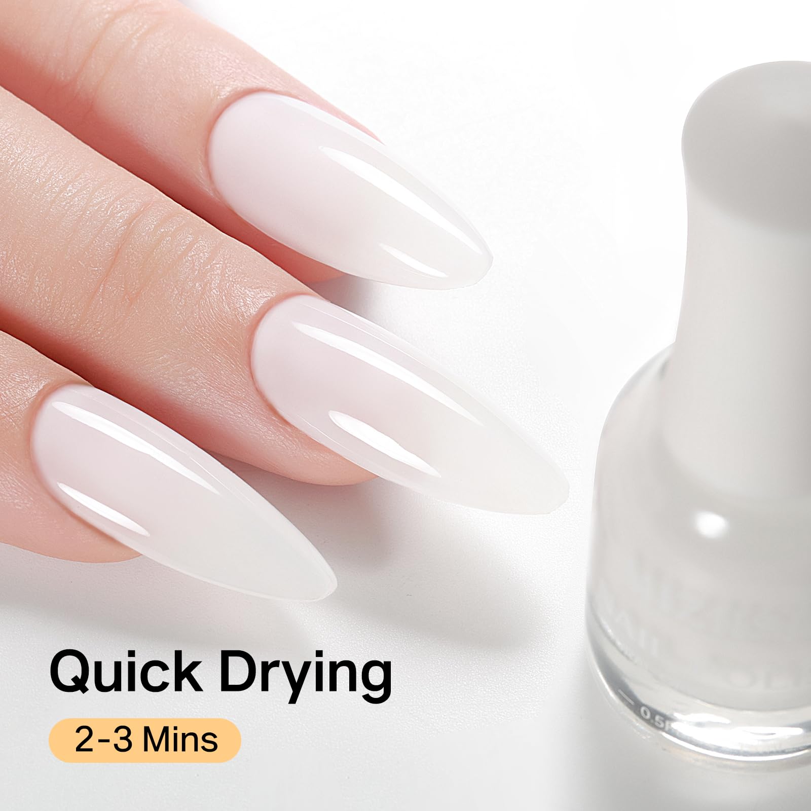 MIZHSE open cap and brush detail showing precise applicator for even coats
