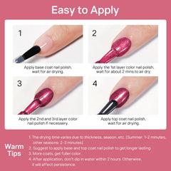 MIZHSE bottle displayed with manicure tools, depicting at-home kit setup for quick-dry application