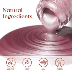 MIZHSE brush close-up displaying smooth application and even strokes