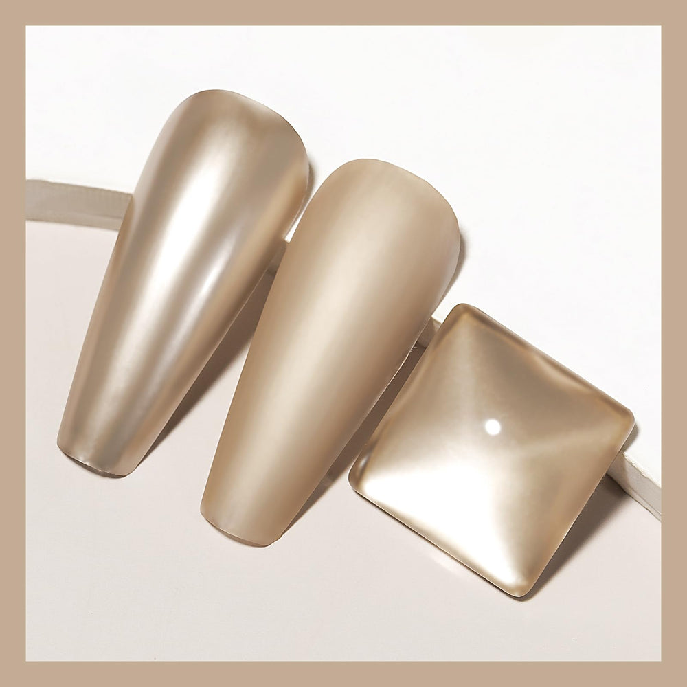 MIZHSE 15ml polish next to coin showing compact size and travel-friendly benefit