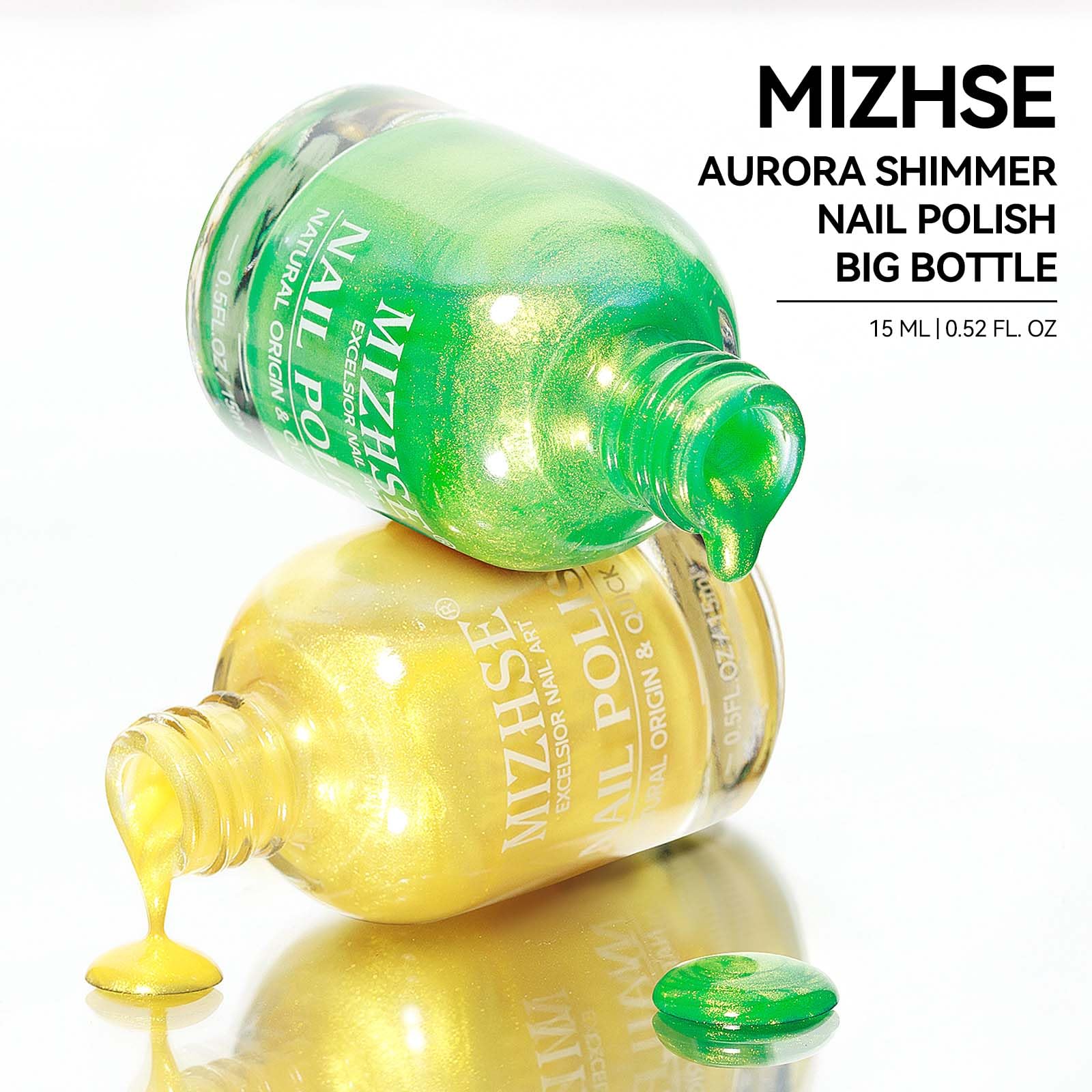 MIZHSE seasonal styling nails showing bold yellow for on-trend seasonal looks benefit