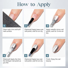 MIZHSE on a manicure table in use offering fast at-home salon convenience