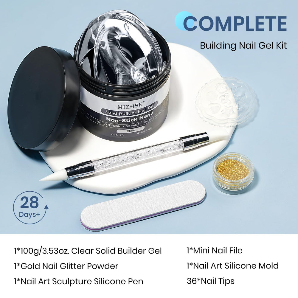 MIZHSE 100g jar with hand for size-scale comparison emphasizing large capacity for salons