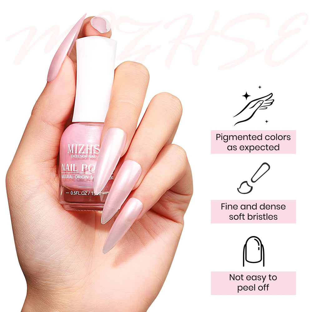 MIZHSE toenail application example showing versatile use for toes
