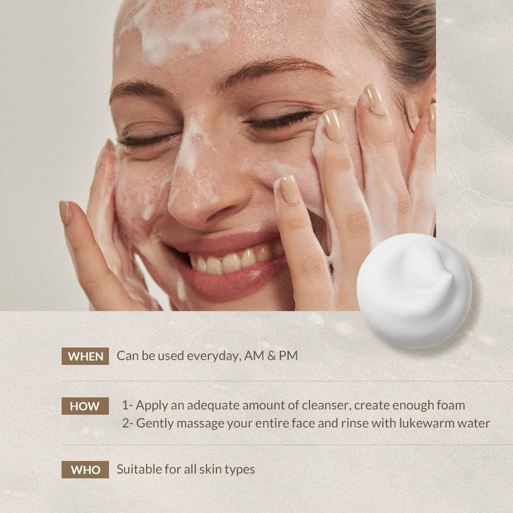 MIZON cleanser on bathroom counter suggesting daily routine use