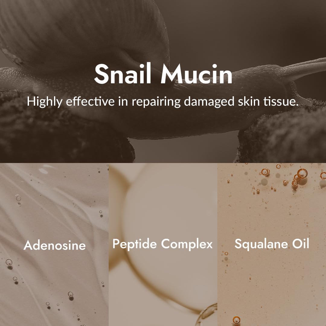 close-up texture of MIZON eye cream revealing smooth, fast-absorbing consistency