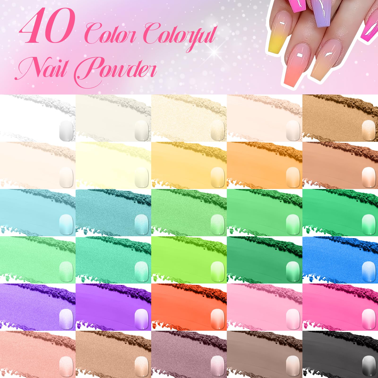 MKNZOME double-ended sponge applicators with palette for precise blending