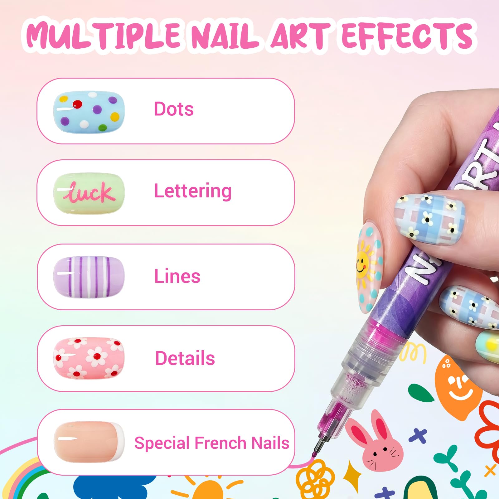 MKNZOME display of twelve vibrant colors for varied designs