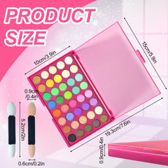 MKNZOME size comparison with a hand to show compact, portable palette