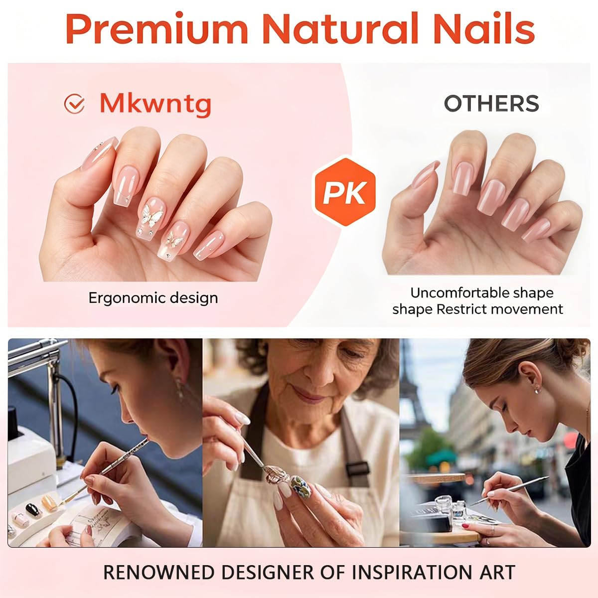 Mkwntg nails worn outdoors during fireworks showing holiday-ready style and photo-ready sparkle
