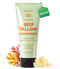 mkzea front packaging showing sunscreen tube and portable benefit