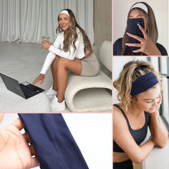 MLMOMVME headband folded narrow showing versatile styling options