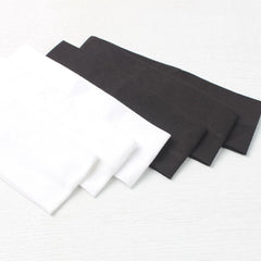 MLMOMVME three black and three white bands laid flat for outfit matching