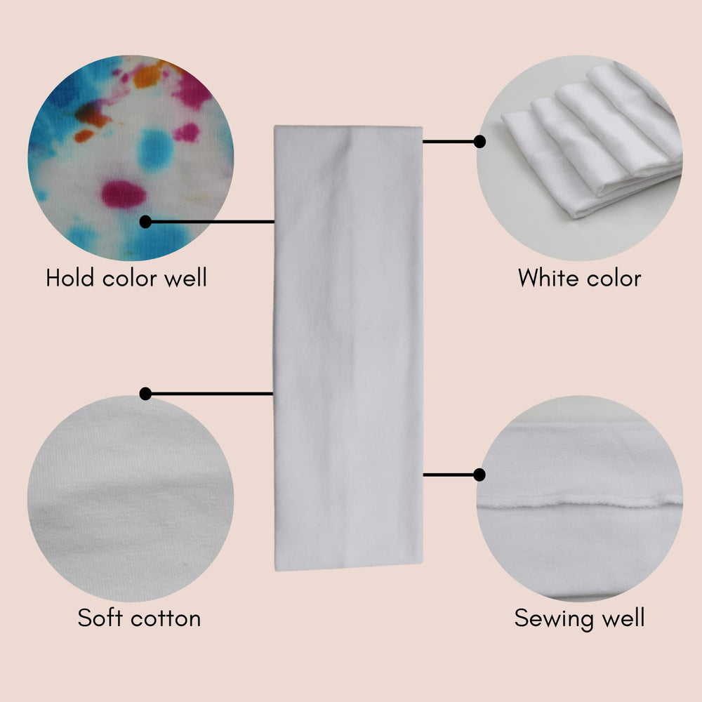 MLMOMVME tie-dye example on headband showing custom color potential