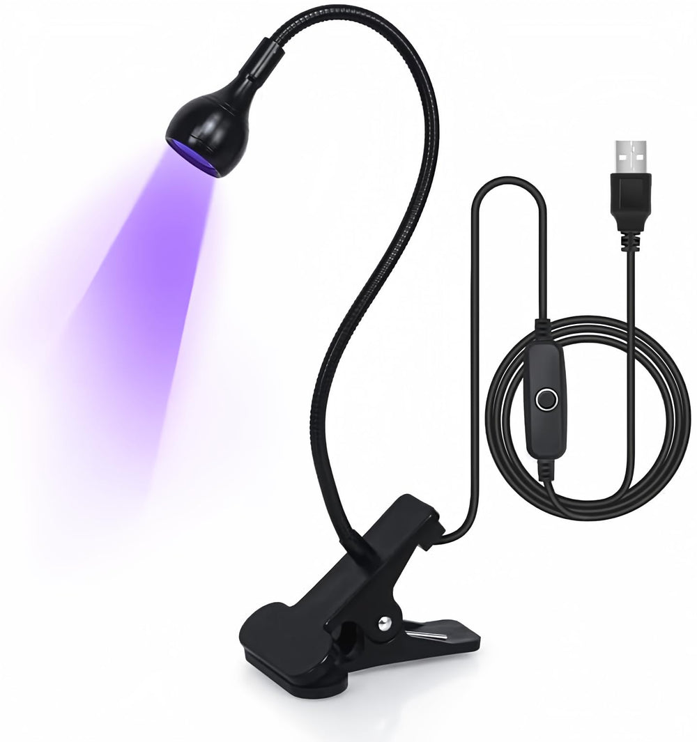 mlogiroa front view of compact UV lamp showing form and portability benefit