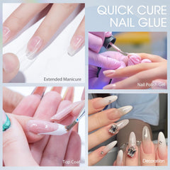 mlogiroa inside a purse alongside cosmetics demonstrating on-the-go manicure readiness