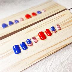 MMNHJHUT included tools image showing file, prep pad, wooden stick and glue stickers