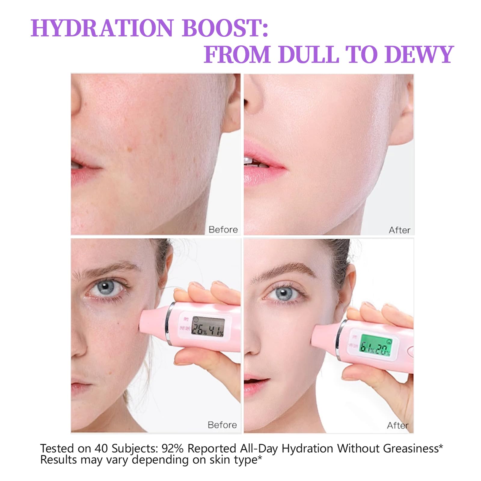 MMPANG facial oil applied under moisturizer demonstrating hydrated finish