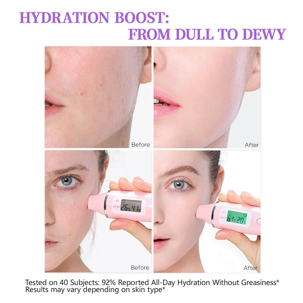MMPANG facial oil applied under moisturizer demonstrating hydrated finish