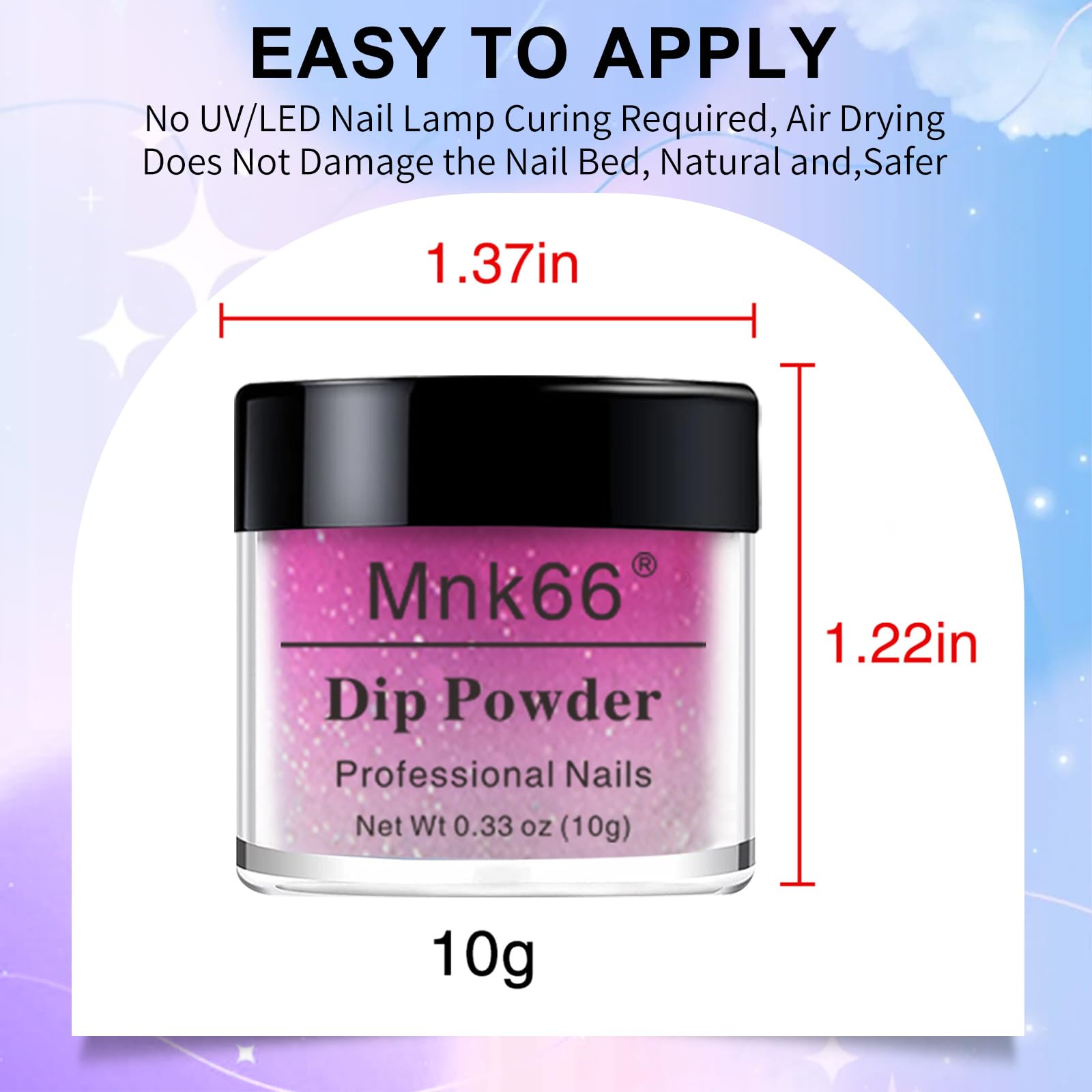 Mnk66 product label close-up showing toxin-free ingredients for safer application