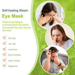 Mnswand mask on model relaxing to illustrate stress relief during rest
