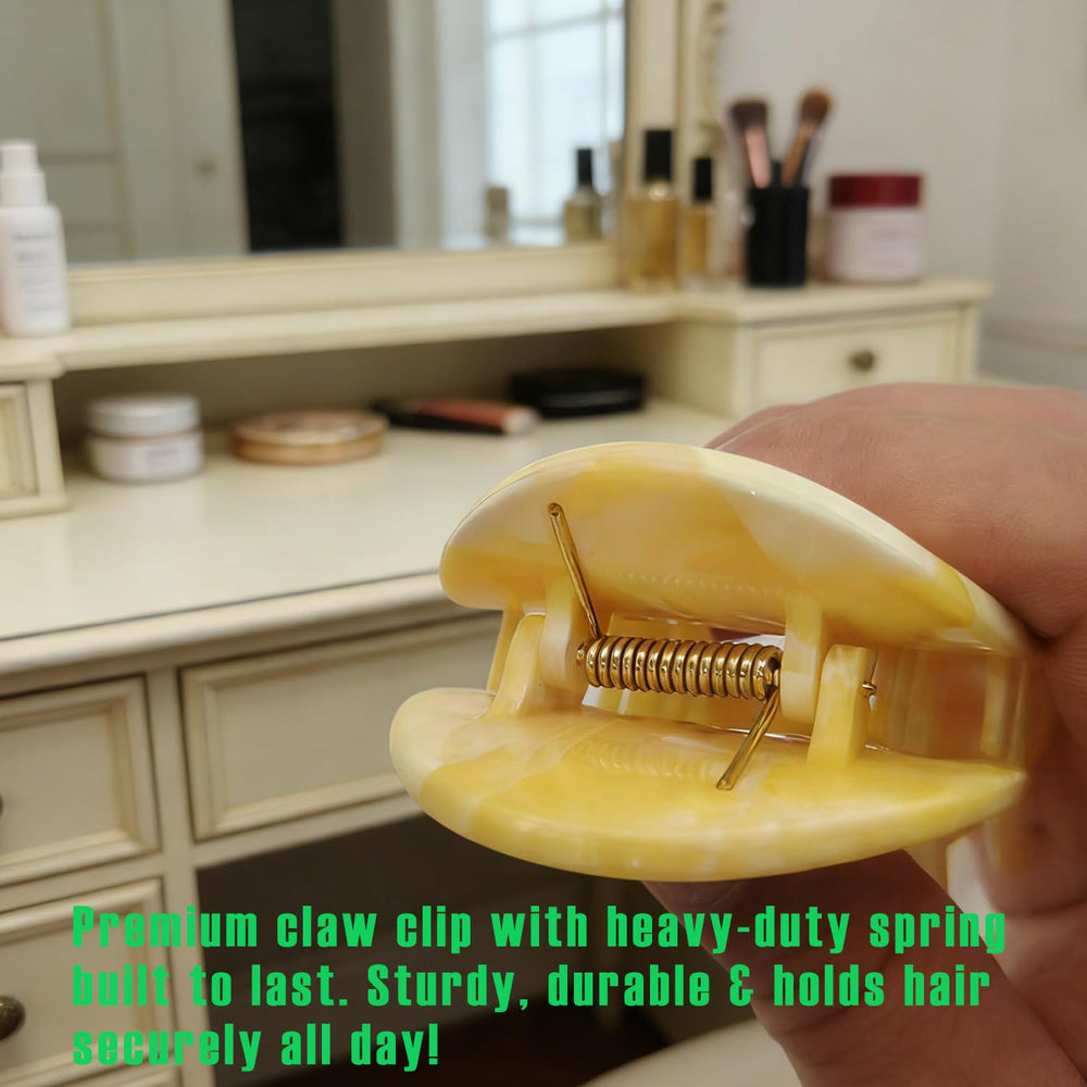 Mobacfy plastic texture close-up showing smooth finish and gentle-on-hair benefit