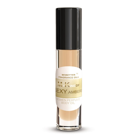 MOBETTER amber oil texture close-up highlighting smooth, pure formula