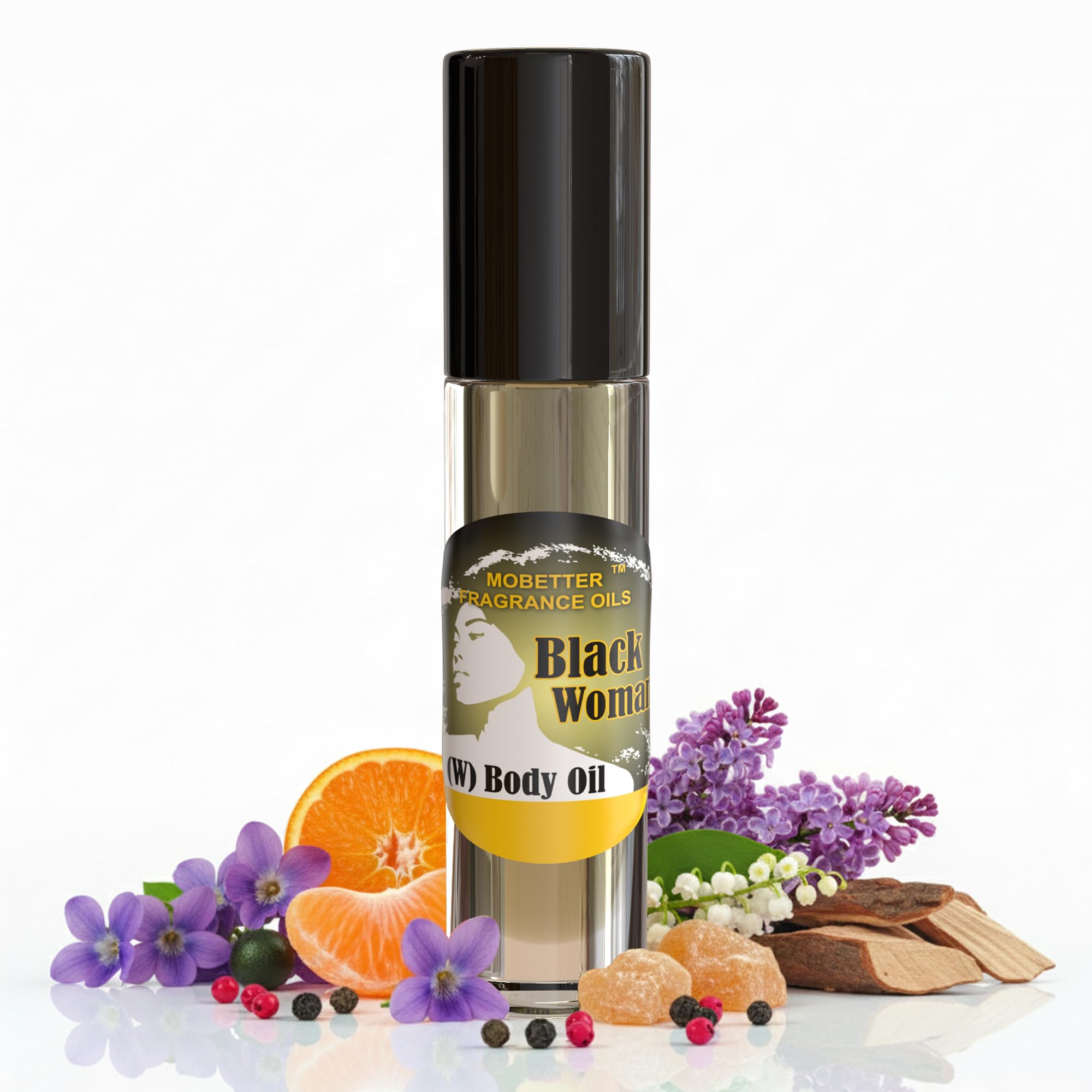 MOBETTER FRAGRANCE OILS front roll-on bottle showcasing portable design and long-lasting scent