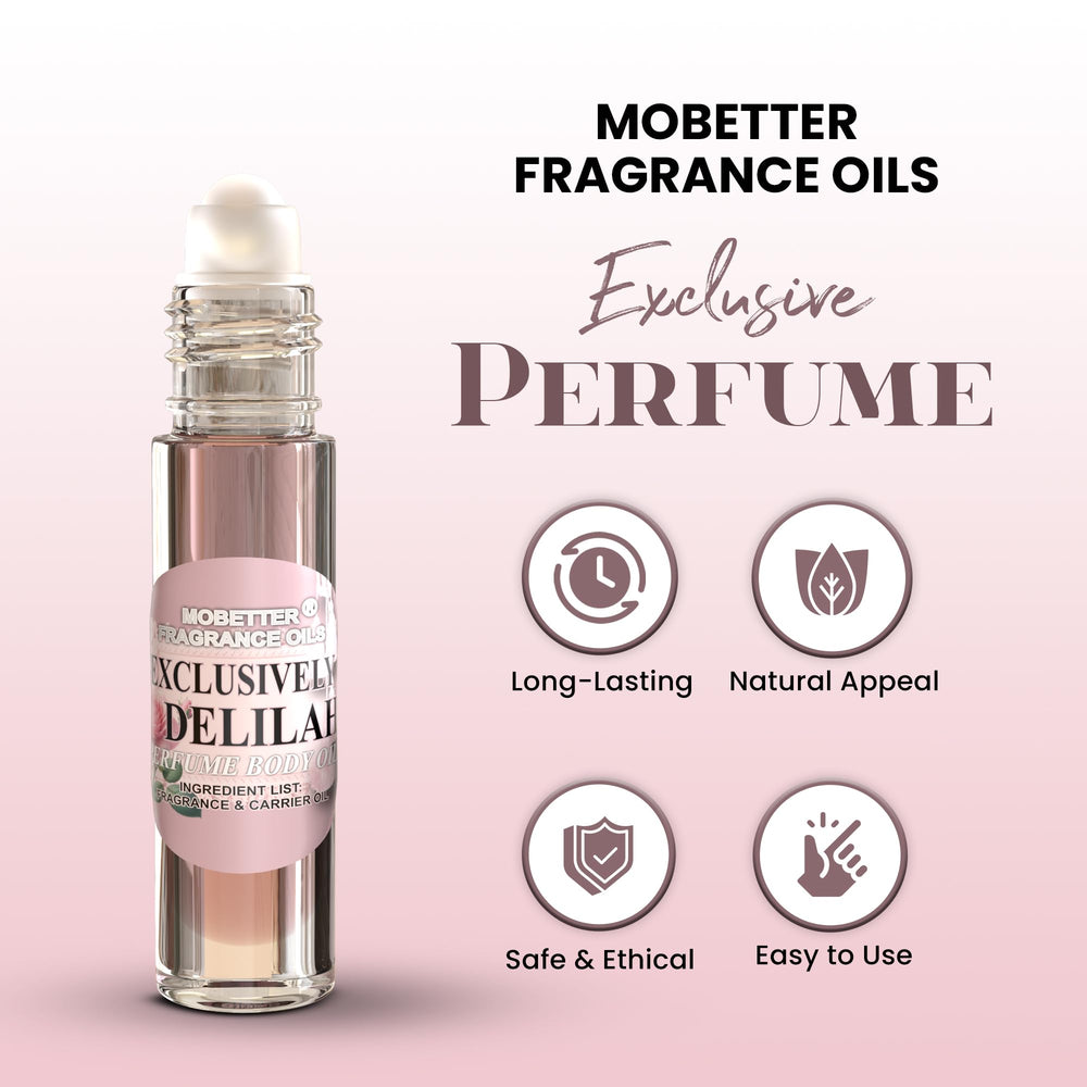 MOBETTER FRAGRANCE OILS oil texture drop showing rich, non-alcohol formula