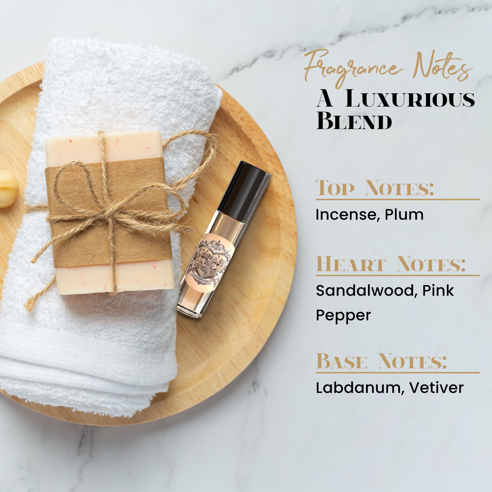 MOBETTER FRAGRANCE OILS next to coin shows travel-size portability benefit
