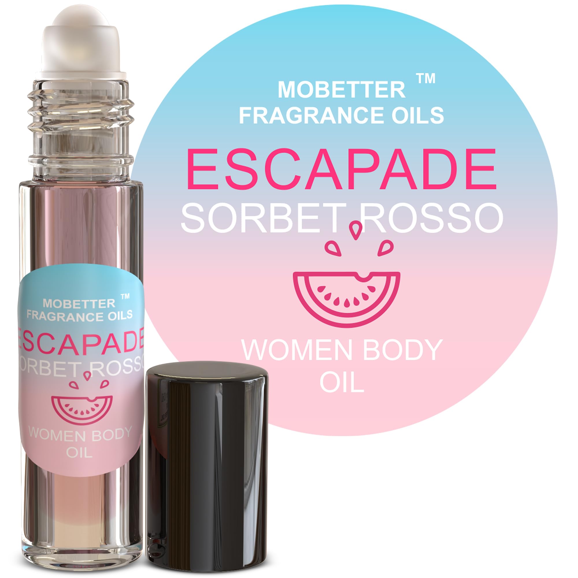 MOBETTER FRAGRANCE OILS roll-on applicator demonstrating precise, mess-free dosing