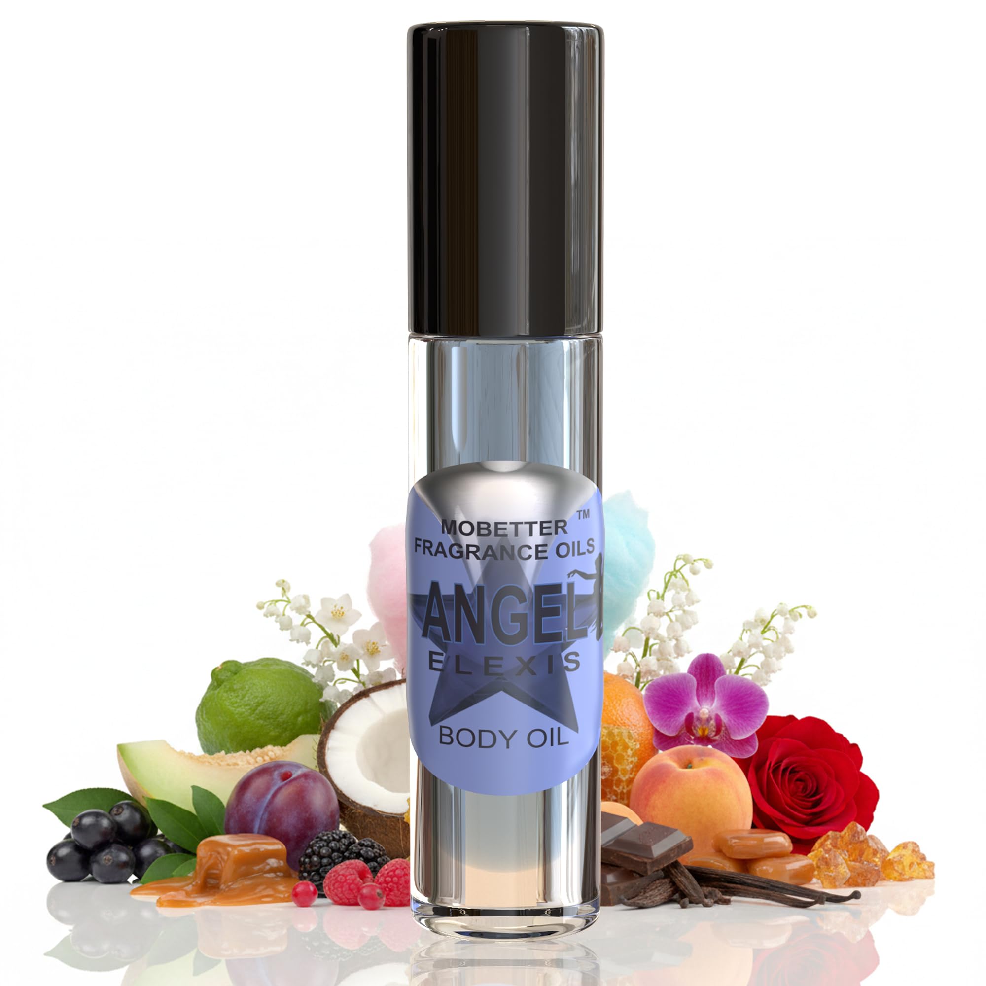 MOBETTER FRAGRANCE OILS front bottle showing compact roll-on design and travel convenience