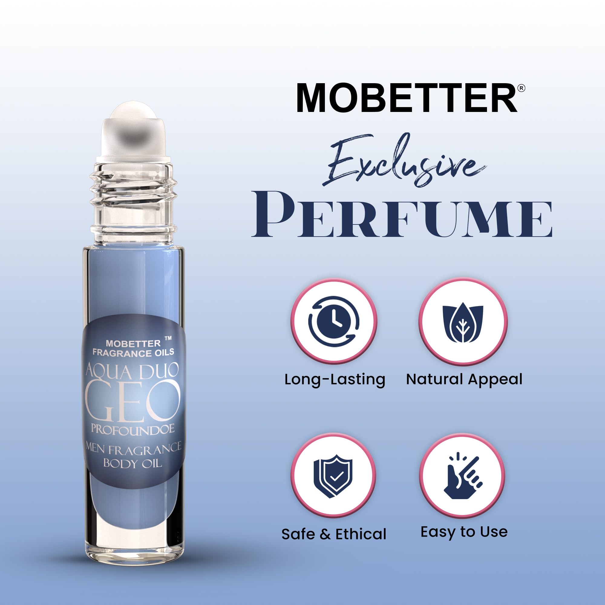 MOBETTER FRAGRANCE OILS close-up of rollerball applicator, precise and mess-free application
