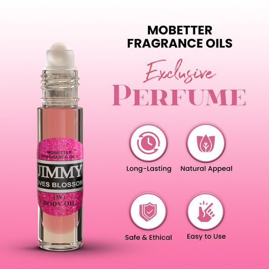 MOBETTER FRAGRANCE OILS close-up roller ball demonstrating smooth application and precise control