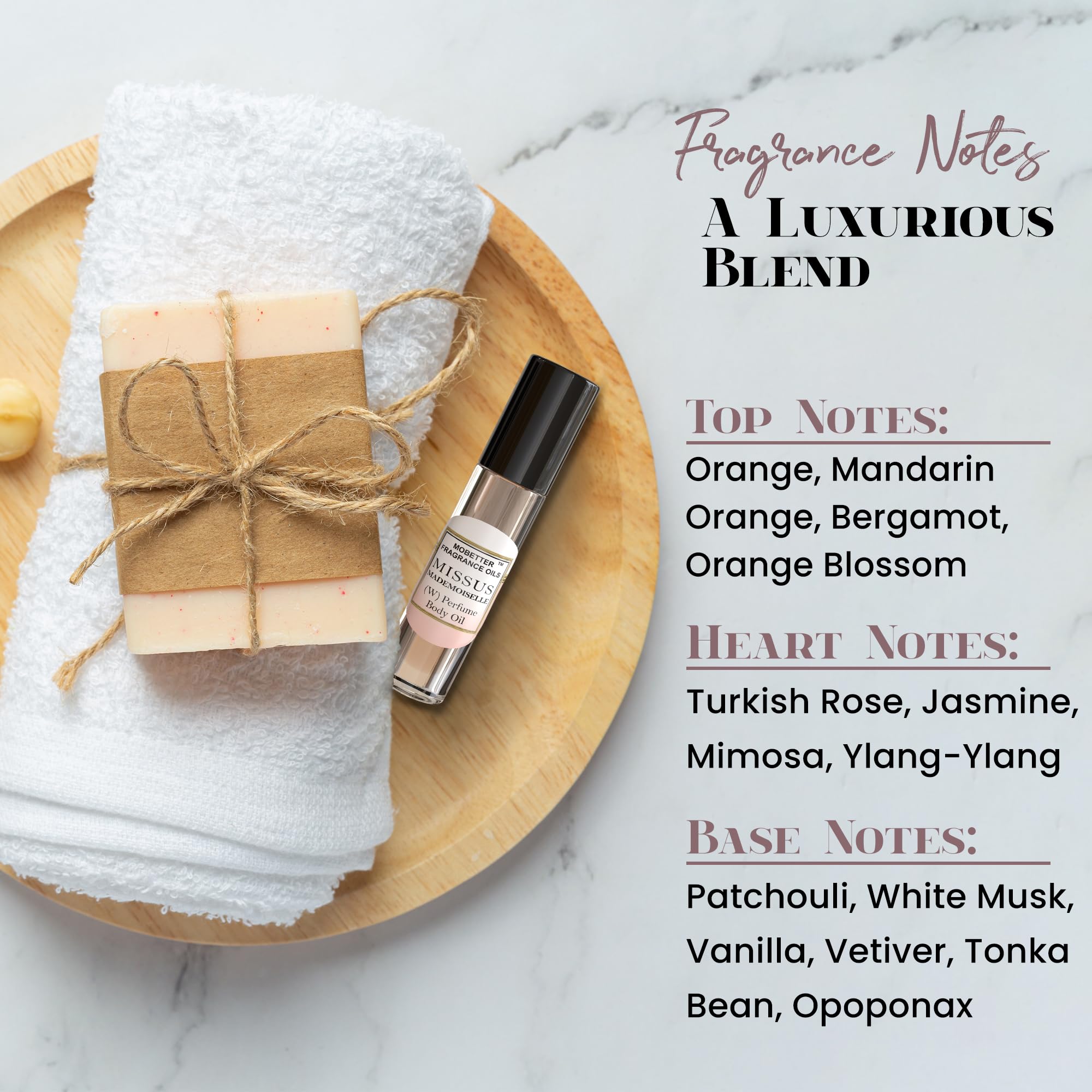 MOBETTER FRAGRANCE OILS shown in a hand to demonstrate compact size and easy portability