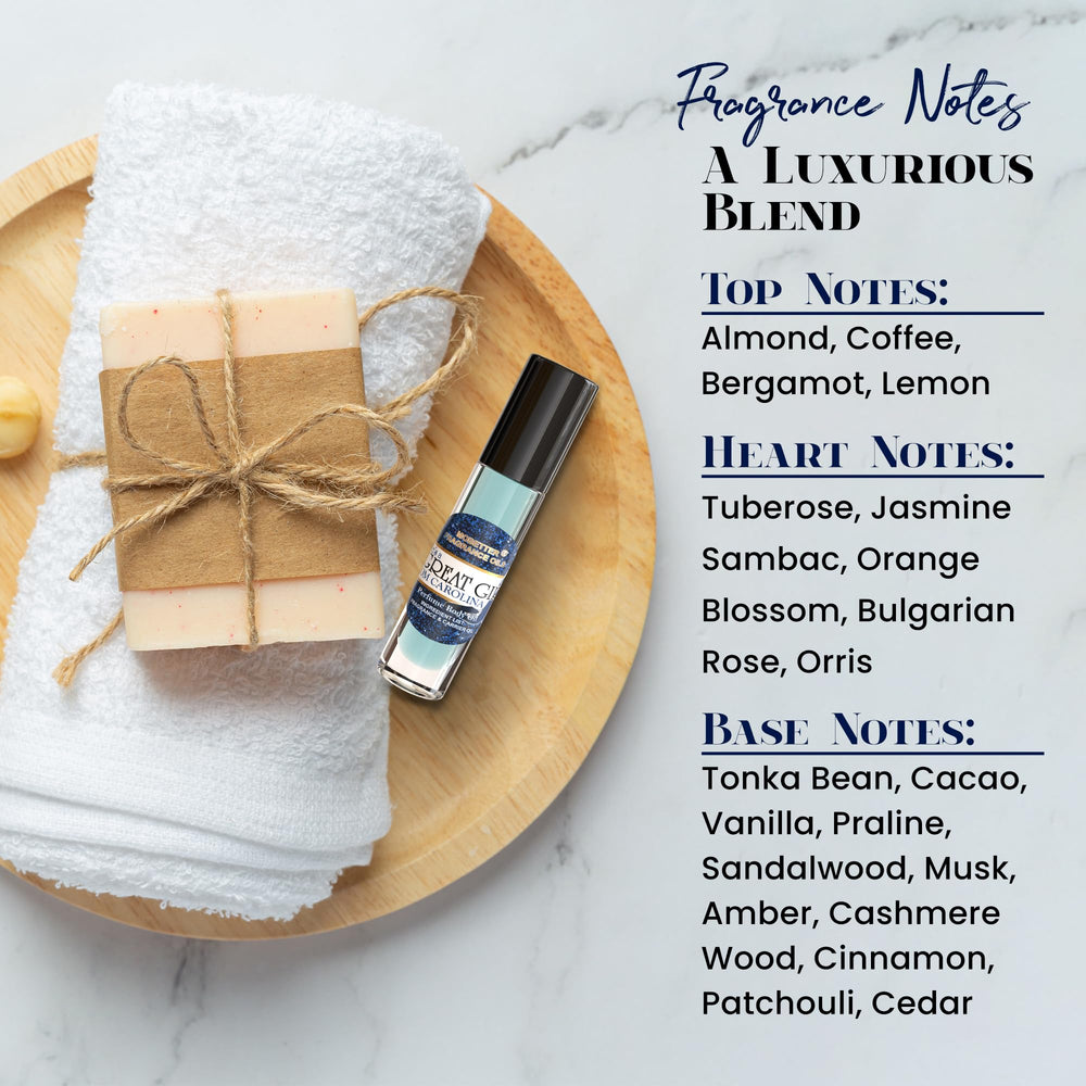 MOBETTER FRAGRANCE OILS hand holding bottle for scale to show pocket-friendly portability